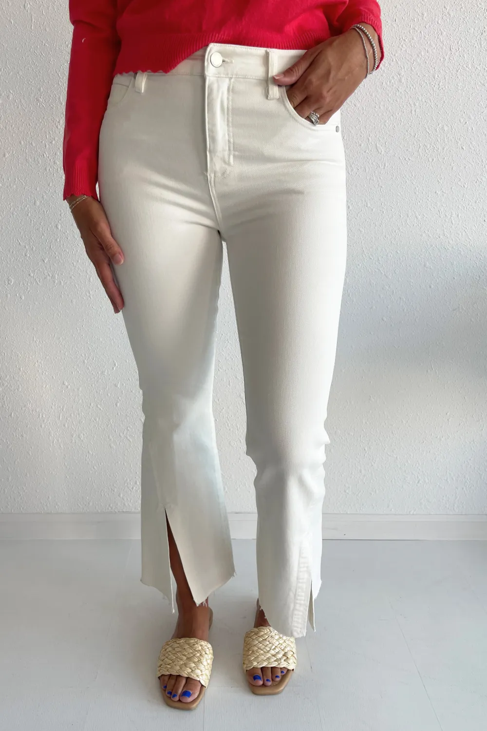 Hannah HR Flare Twisted Sideseam Slit