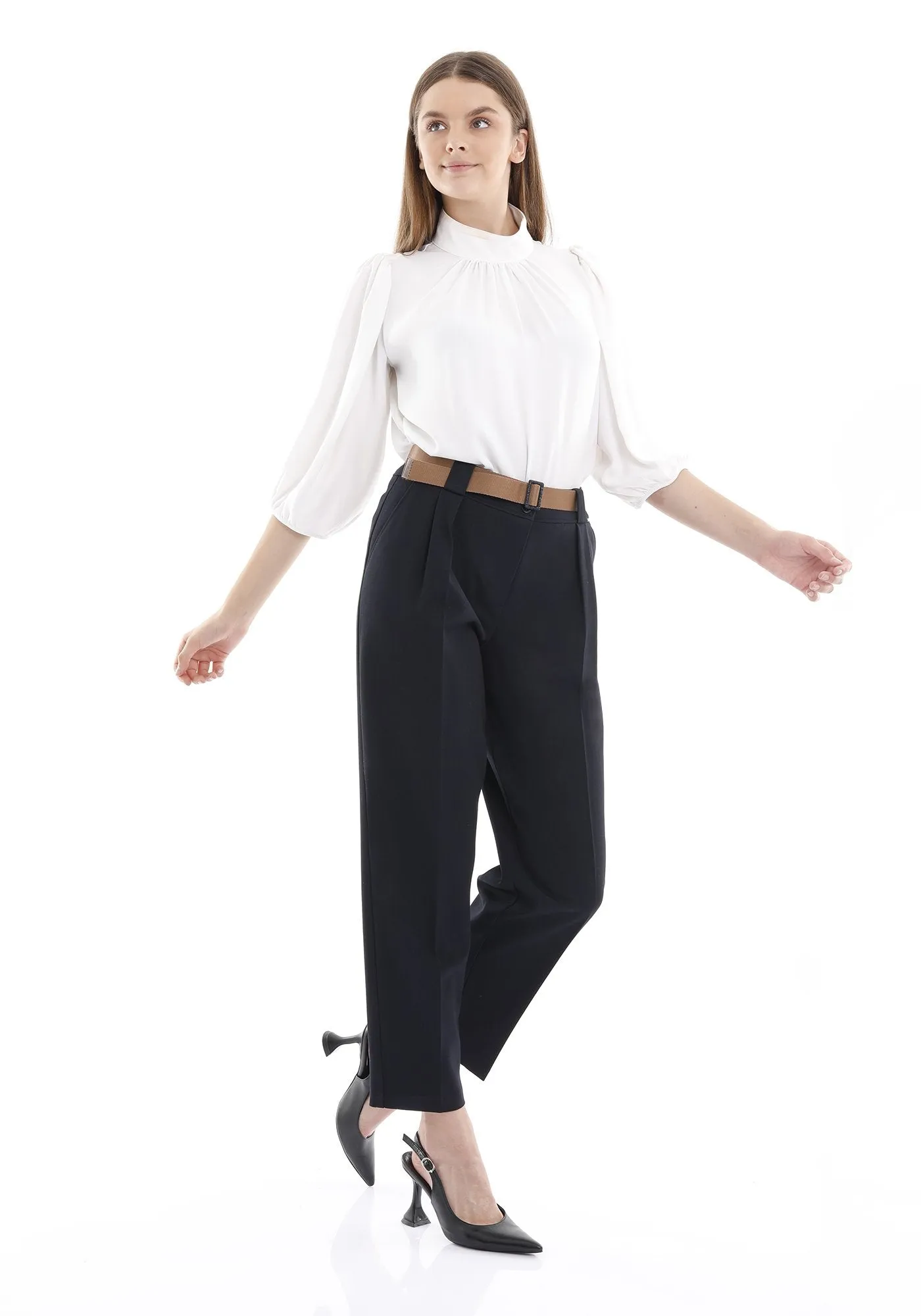 Harem Pants With Belt