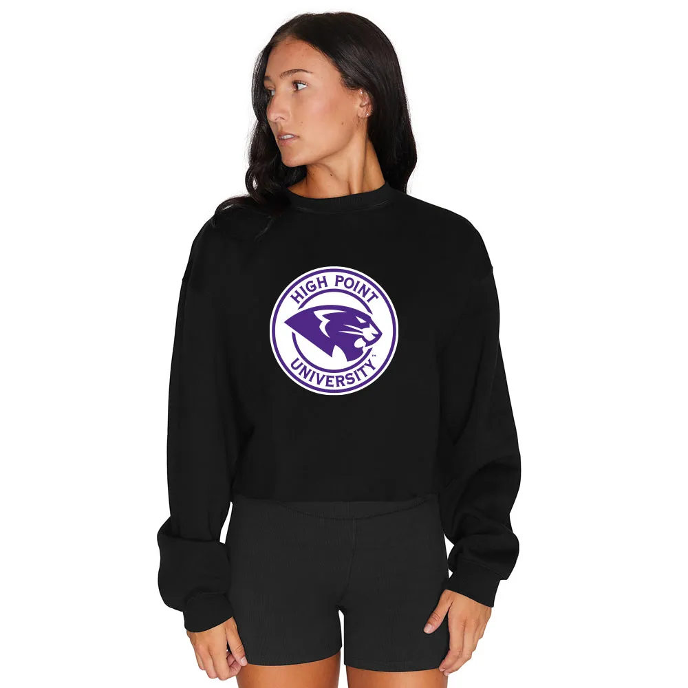 High Point University Black Crewneck