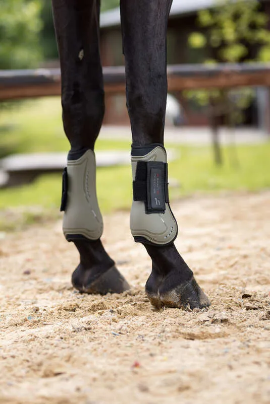 Horze Armour Cool Tendon Boots Olive Green