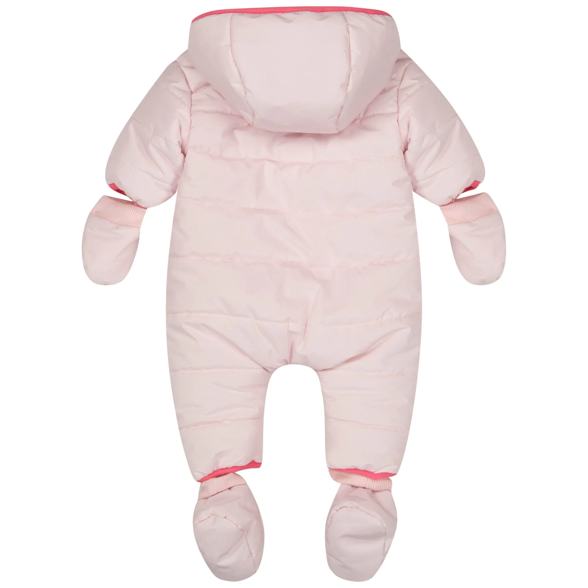 Hugo Boss Baby Girls Pink Snowsuit