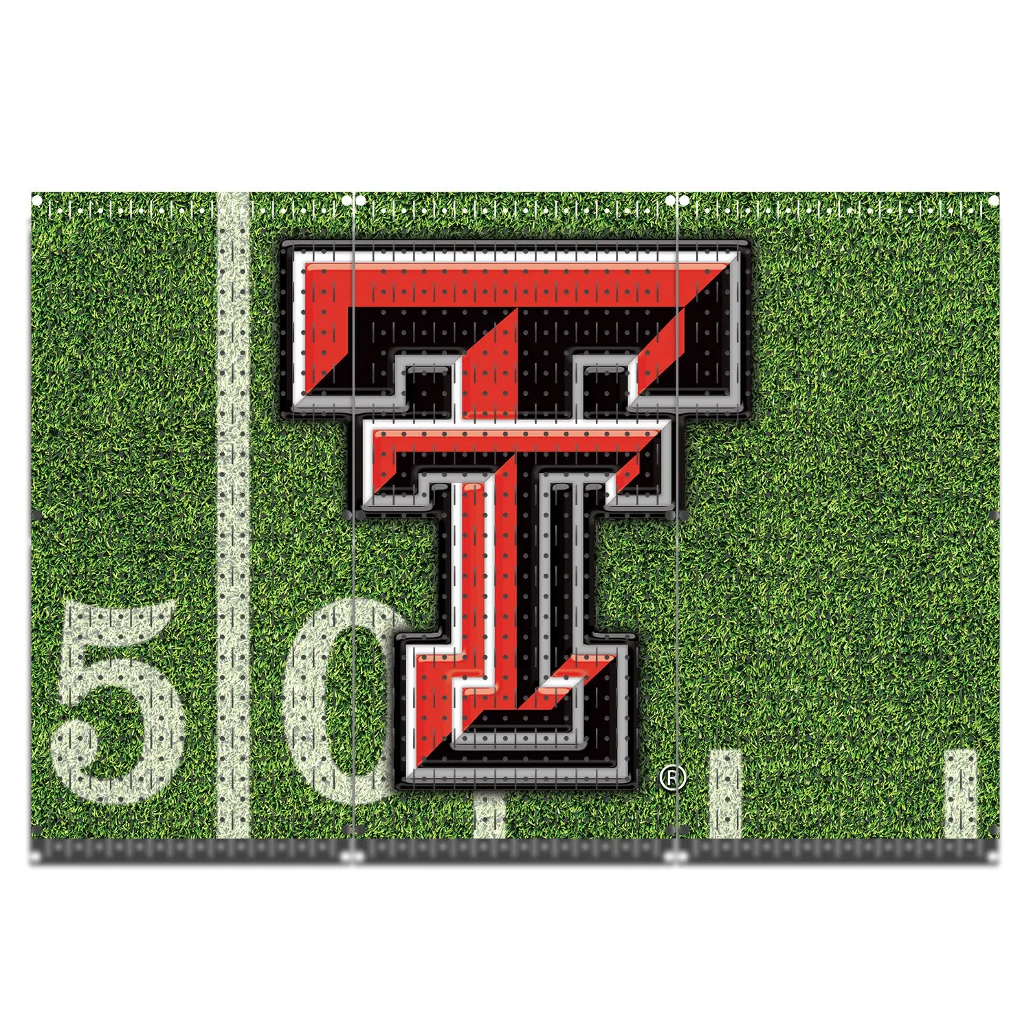 HWC13068 - Texas Tech Football (3 Panels) | 48" x 32" (tall) | Printed Pegboards | Collegiate