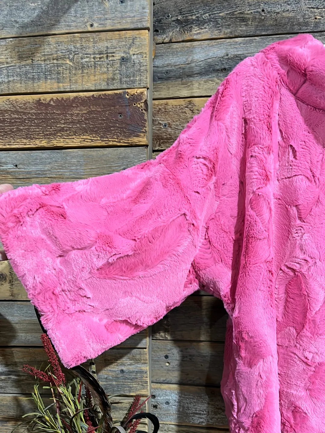 Ivy Jane Pink Fur Popover