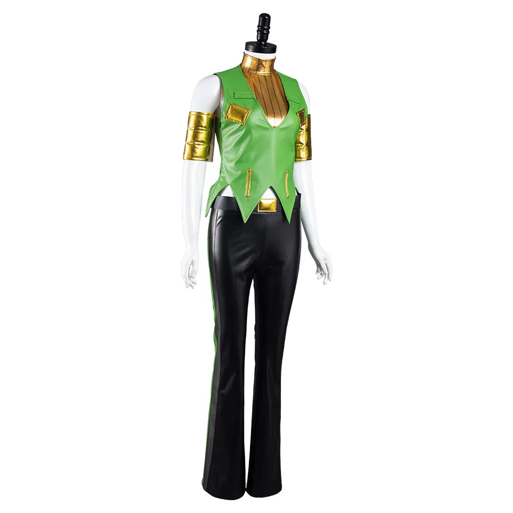 JoJo‘s Bizarre Adventure Ermes Costello Cosplay Costume Outfits Halloween Carnival Suit