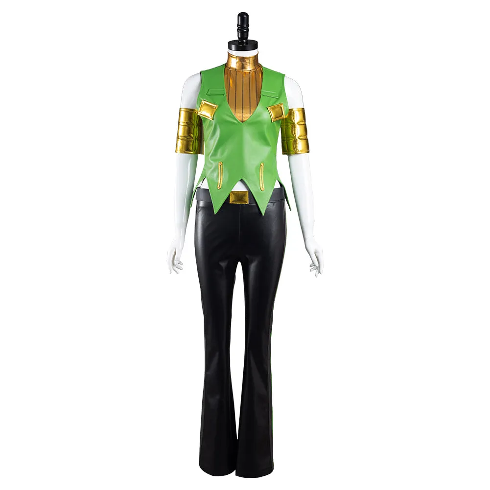 JoJo‘s Bizarre Adventure Ermes Costello Cosplay Costume Outfits Halloween Carnival Suit