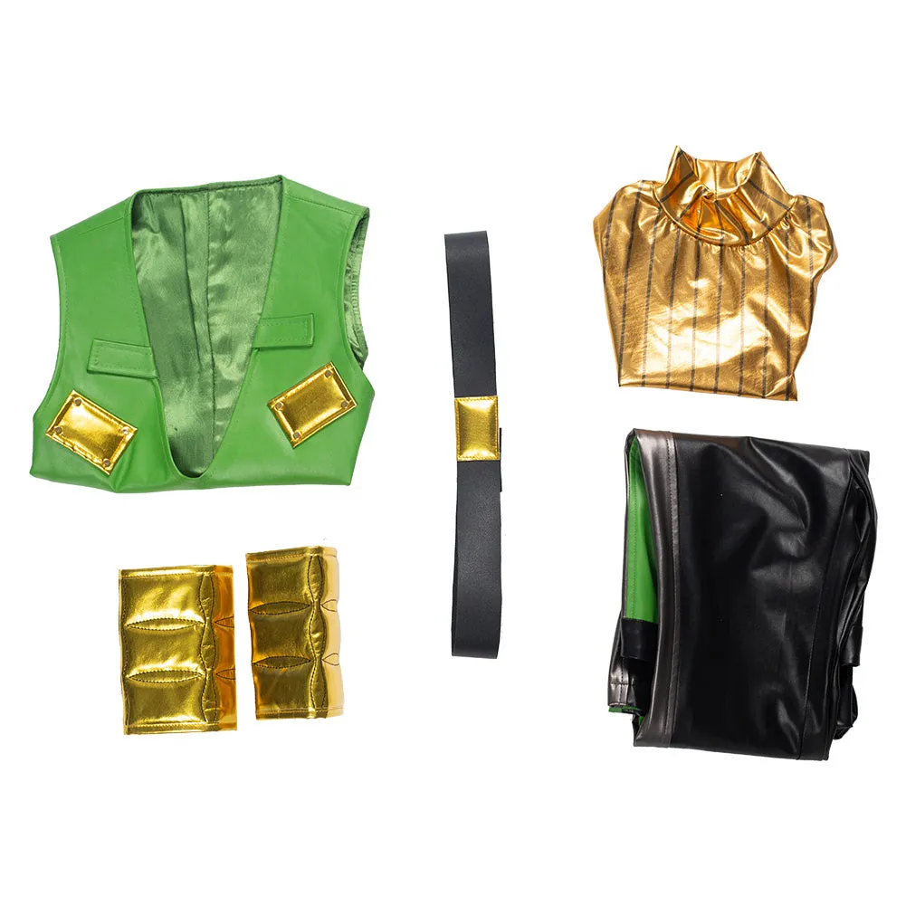 JoJo‘s Bizarre Adventure Ermes Costello Cosplay Costume Outfits Halloween Carnival Suit