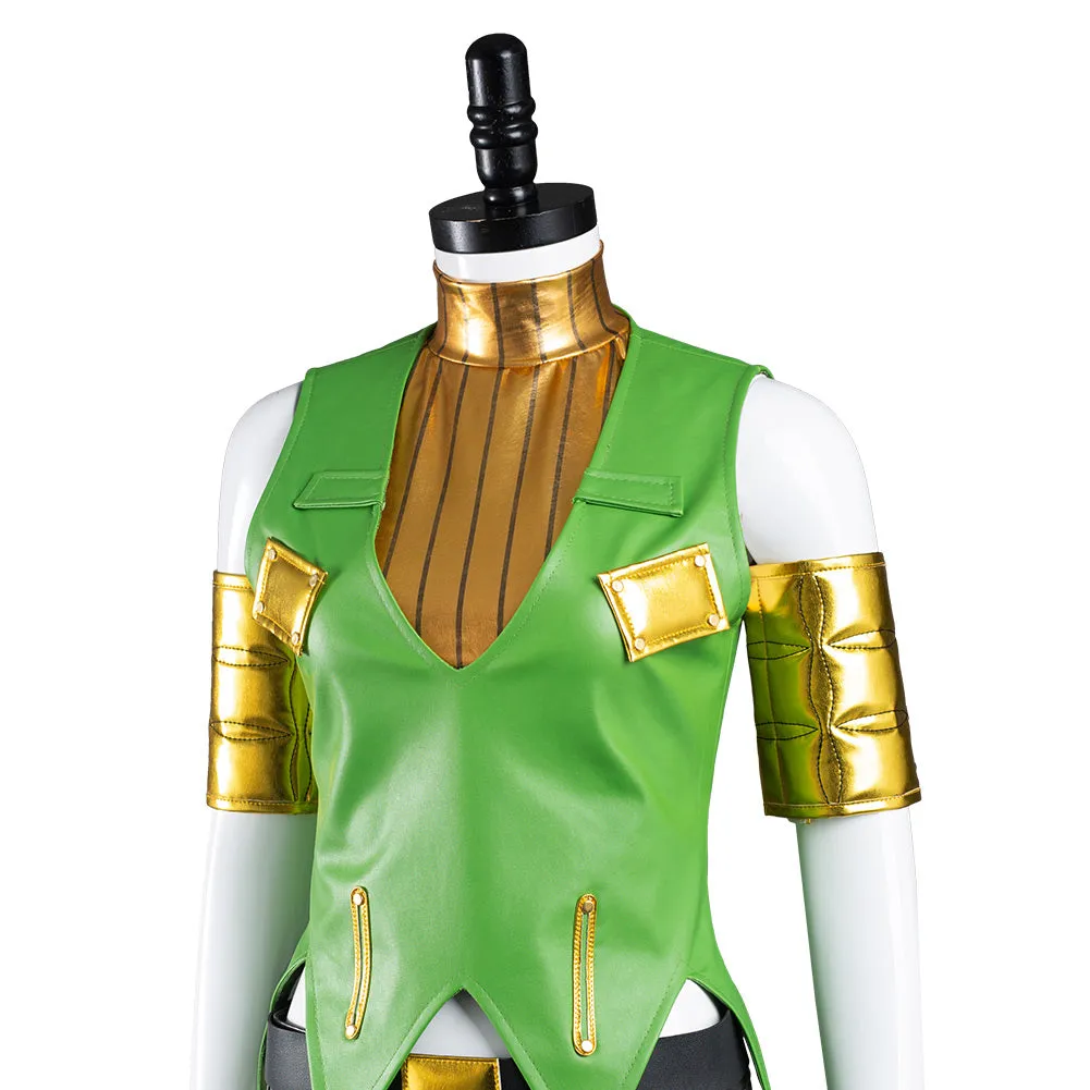 JoJo‘s Bizarre Adventure Ermes Costello Cosplay Costume Outfits Halloween Carnival Suit