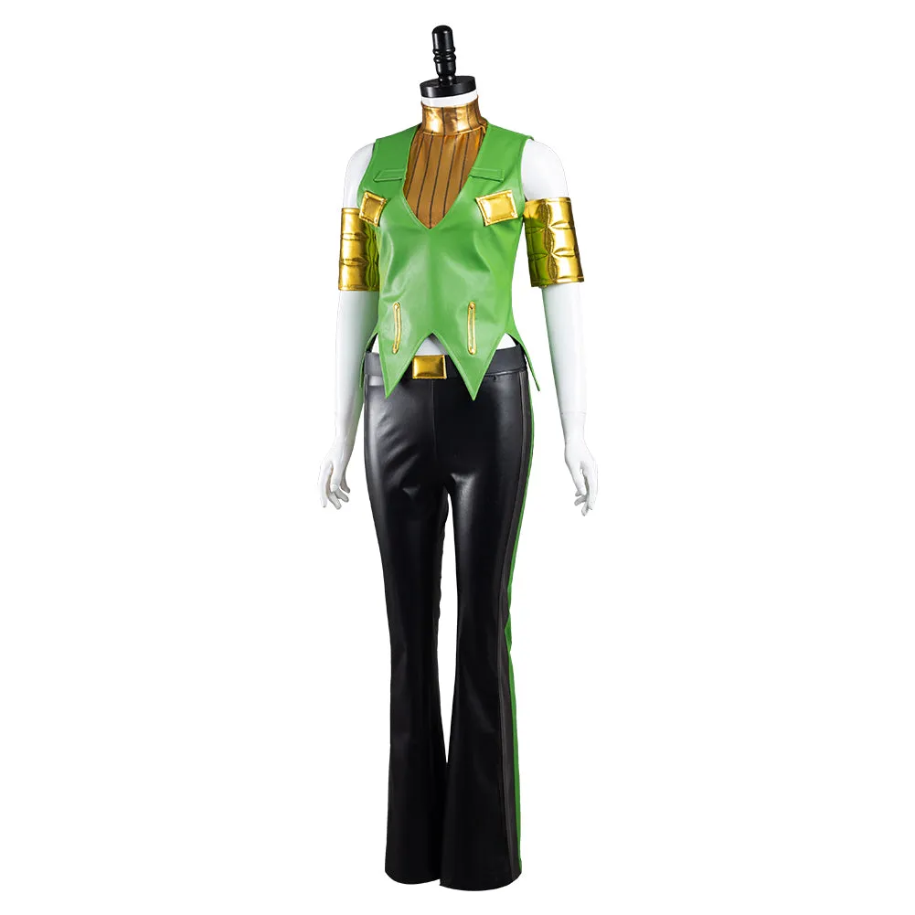 JoJo‘s Bizarre Adventure Ermes Costello Cosplay Costume Outfits Halloween Carnival Suit