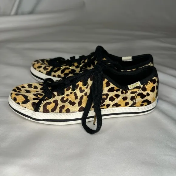 Keds x Kate Spade New York Kickstart Leopard Print Sneakers Size 13 NWOT
