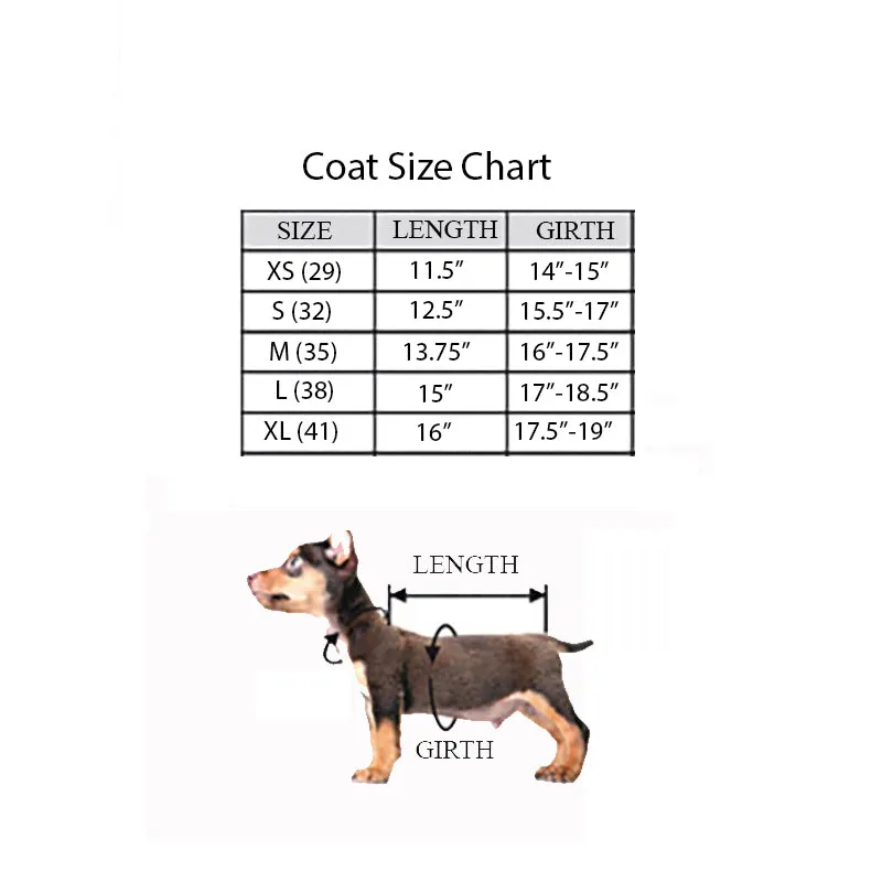 KIERAN Reversible Dog Coat in Camel/Ivory Sherpa
