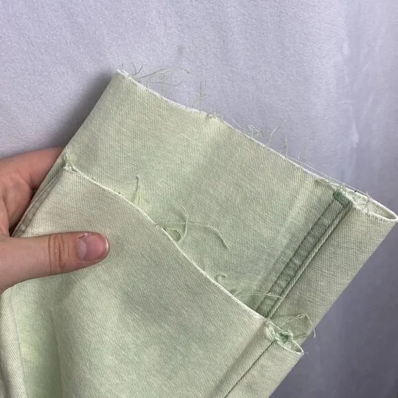 KUT From The Kloth Pastel Green Acid Wash Rachel Mom Jeans - NWT - Size 4