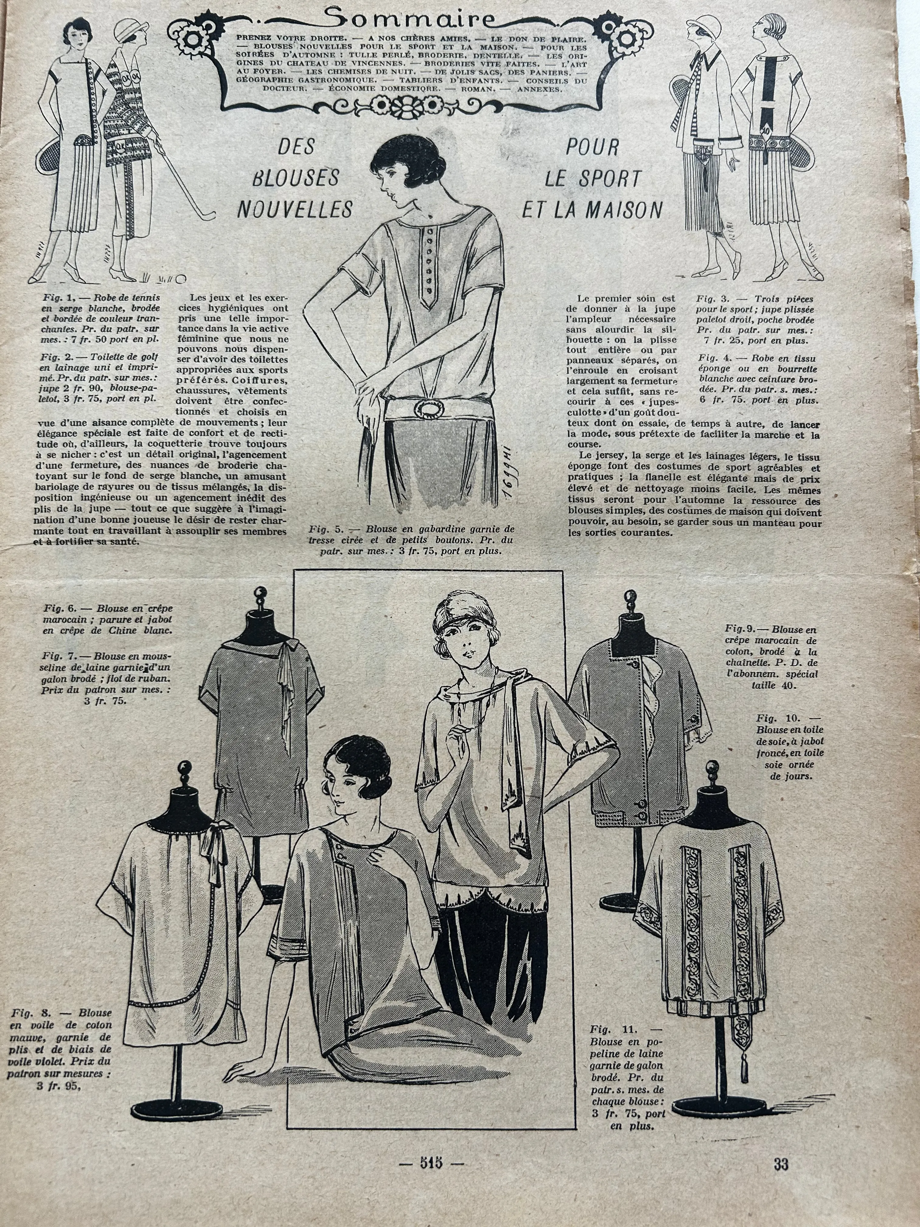 La Mode Illustrée - Dimanche 17 Aout 1924 - n.33
