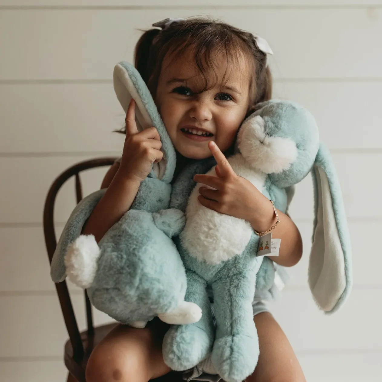 Little Nibble Bunny - Stormy Blue