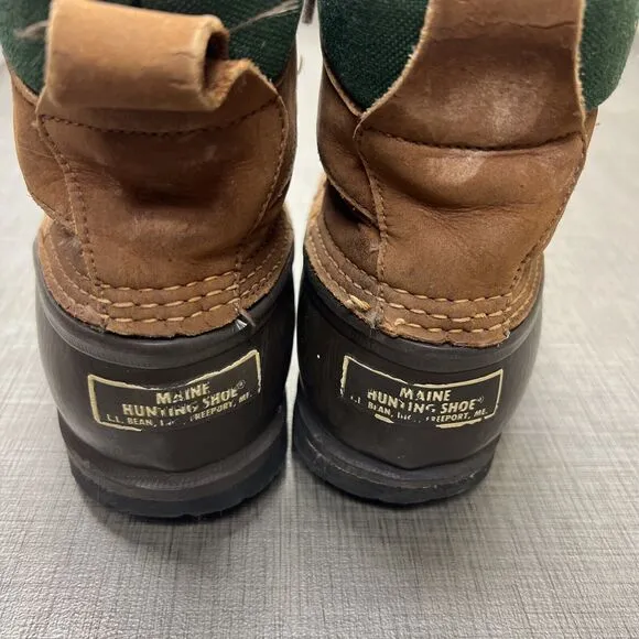 LL Bean By Frelonic Bean Duck Boots Mens Size 9M G Force Compound