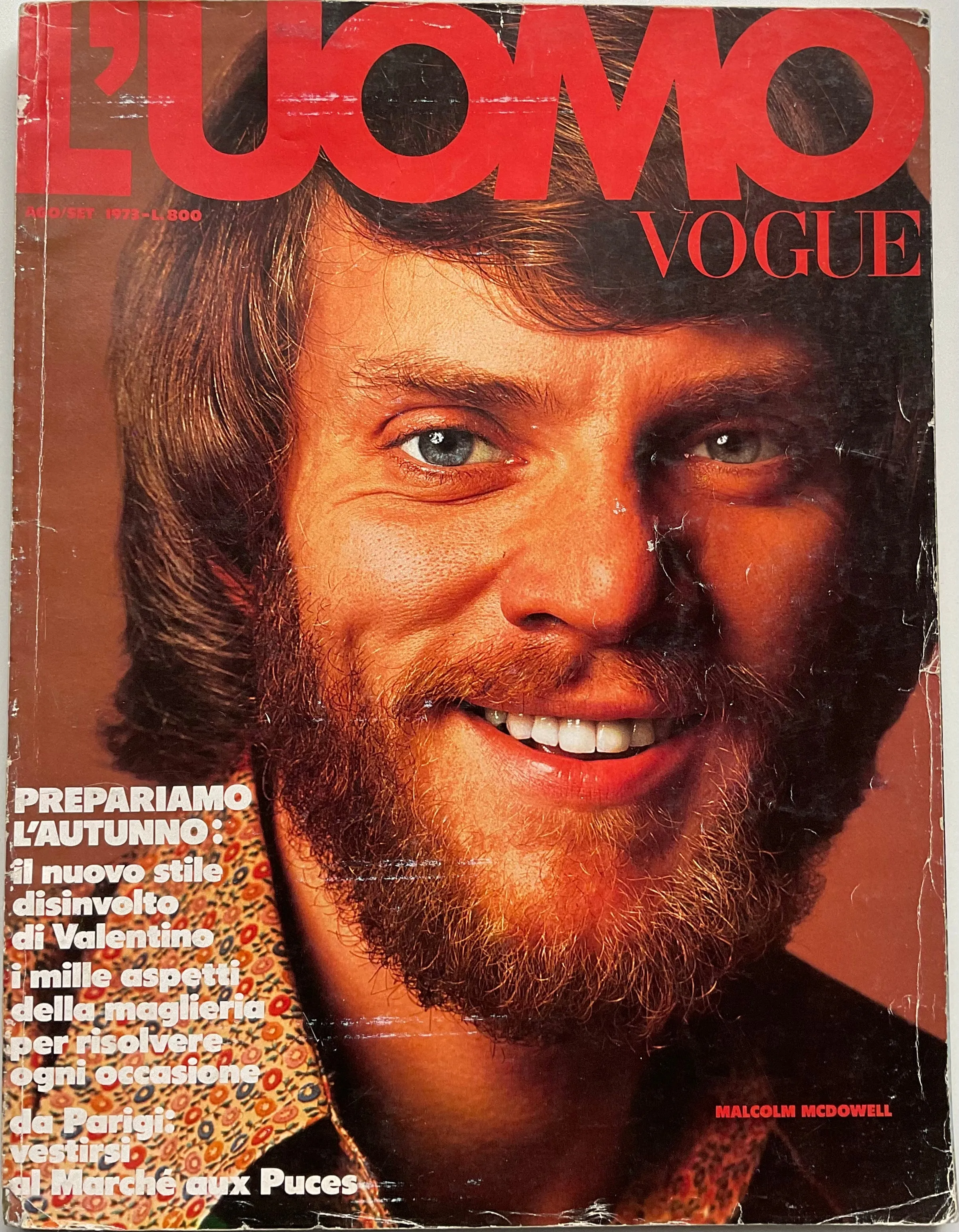 L’Uomo Vogue Agosto/Settembre 1973 N. 25