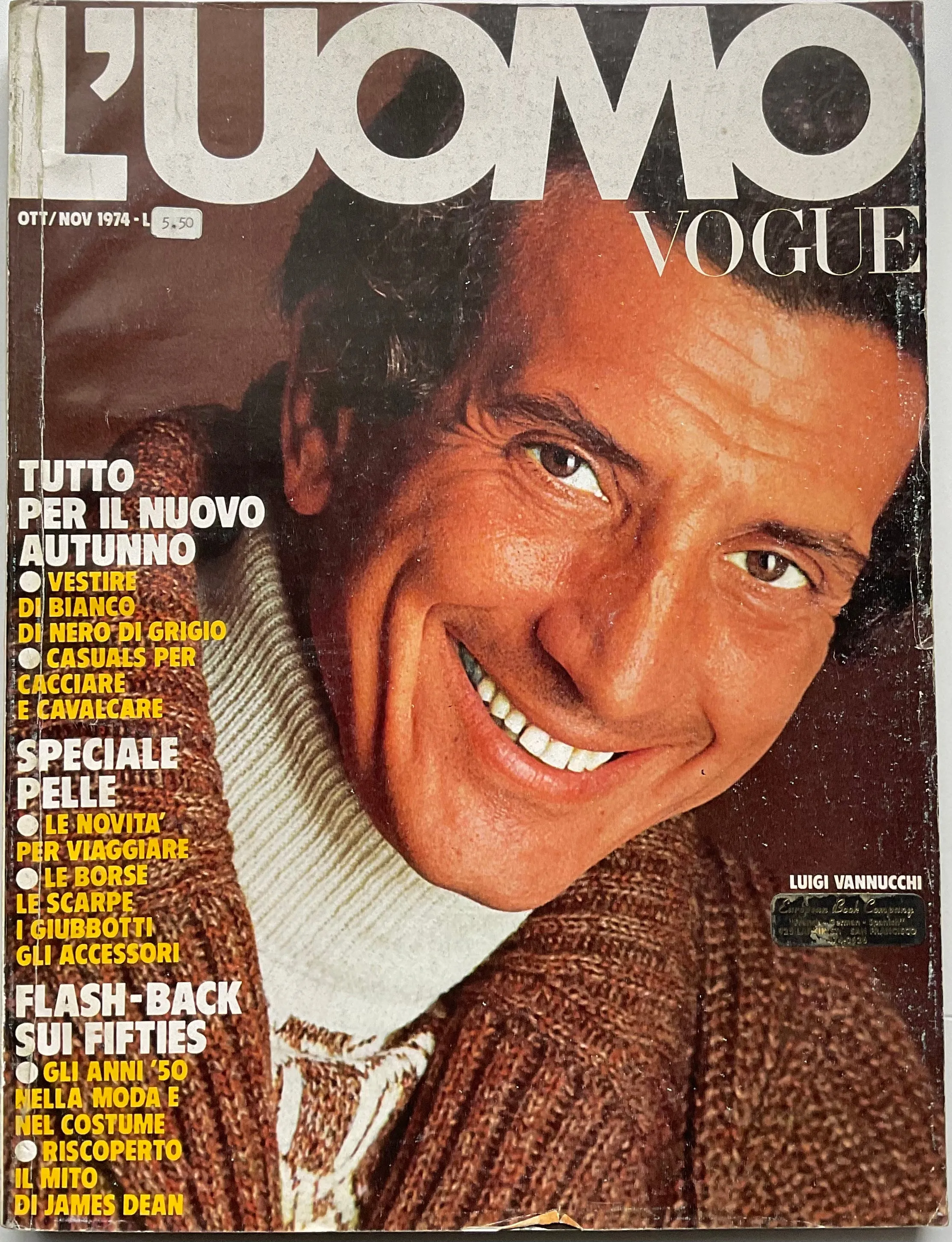 L’Uomo Vogue Ottobre/Novembre 1974 N. 32