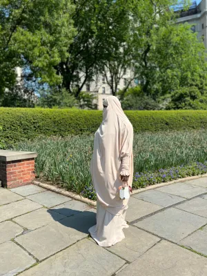 Luxury 2 pieces jilbabs - Beige