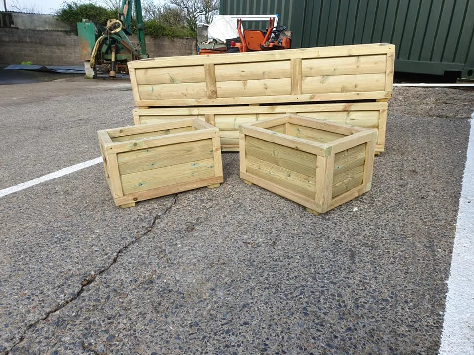 Luxury Loglap Planters