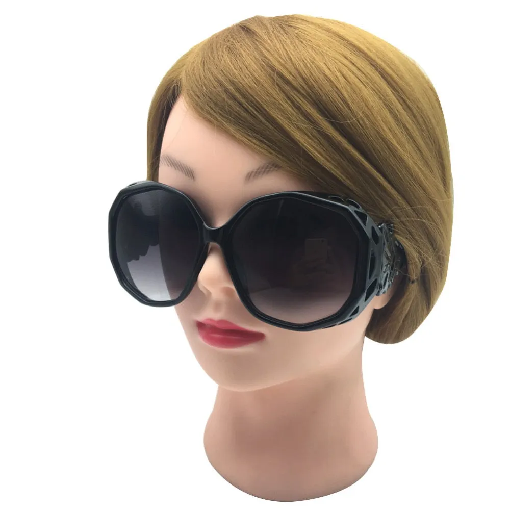 Luxury Oversized Sunglasses Polygon Frame