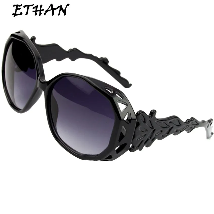 Luxury Oversized Sunglasses Polygon Frame