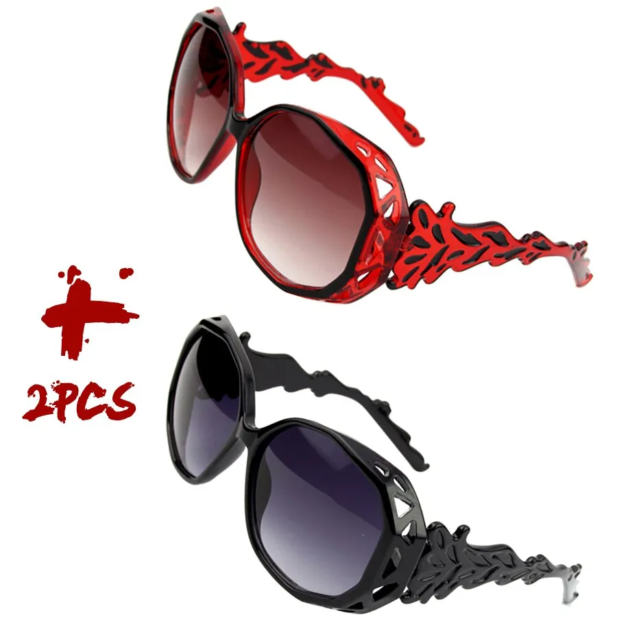 Luxury Oversized Sunglasses Polygon Frame