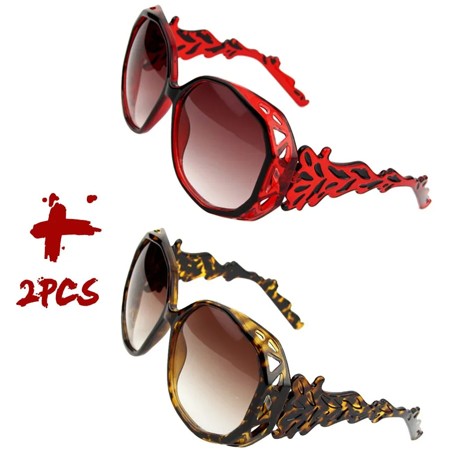 Luxury Oversized Sunglasses Polygon Frame