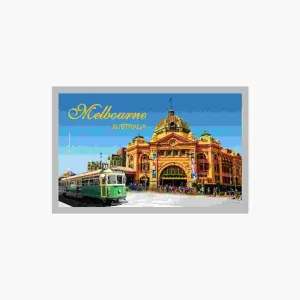 Magnet Foil LS Melbourne Flinders Street & Tram