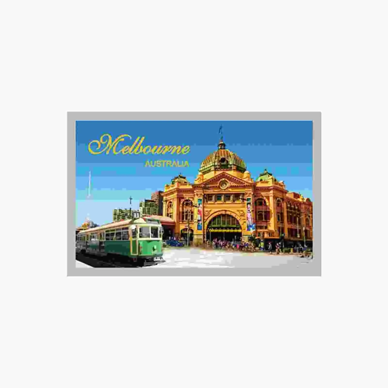 Magnet Foil LS Melbourne Flinders Street & Tram