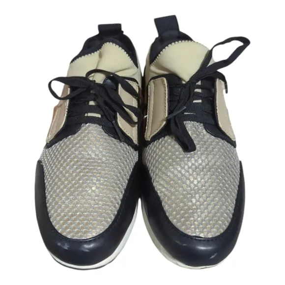 Massini Amy Sneakers Shoes Womens Black Rose Gold