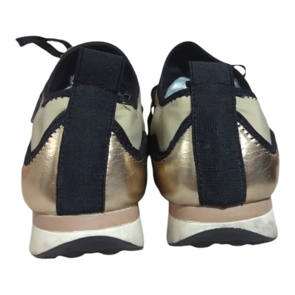 Massini Amy Sneakers Shoes Womens Black Rose Gold