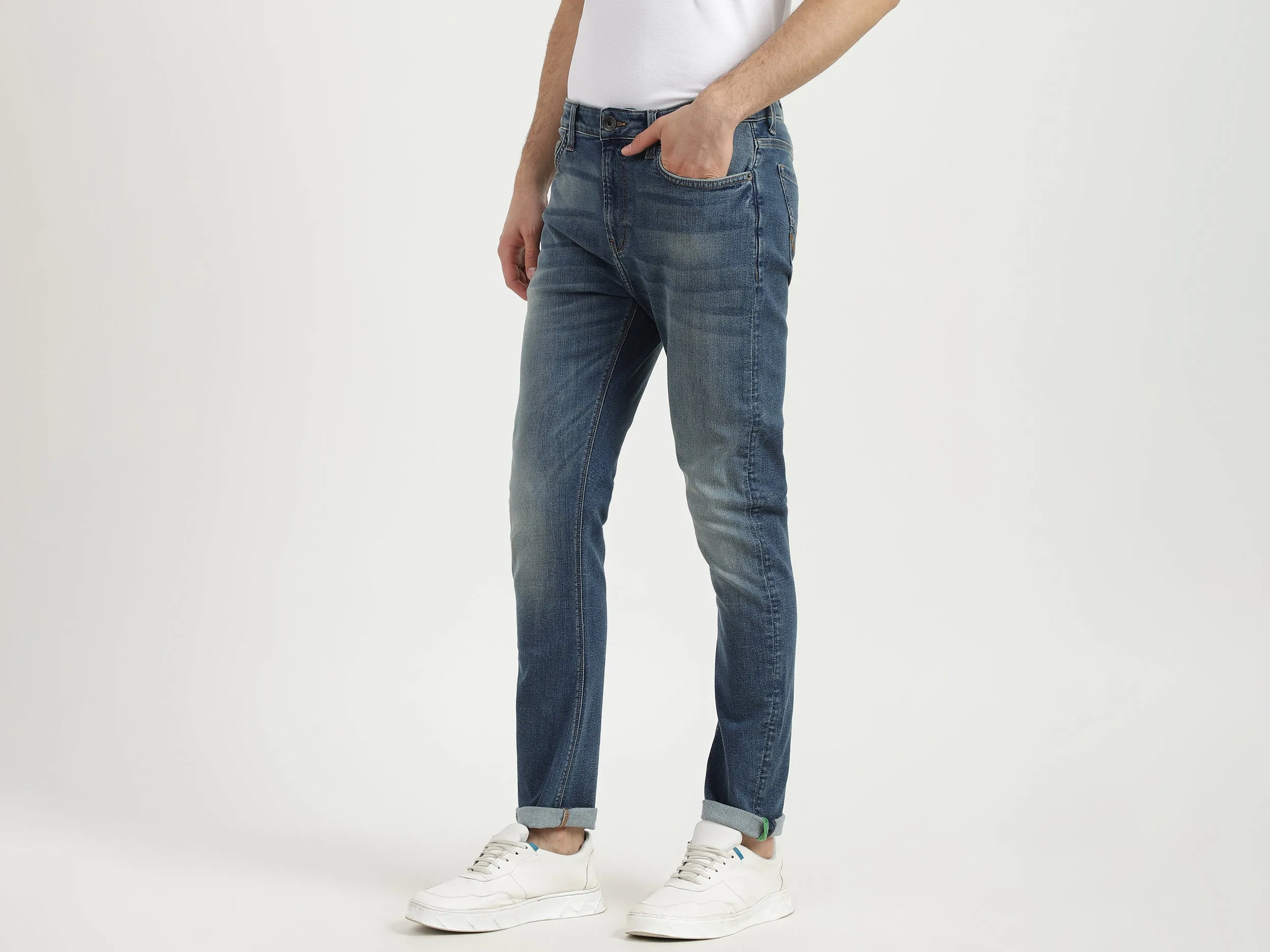 Mens Low Crotch Jeans