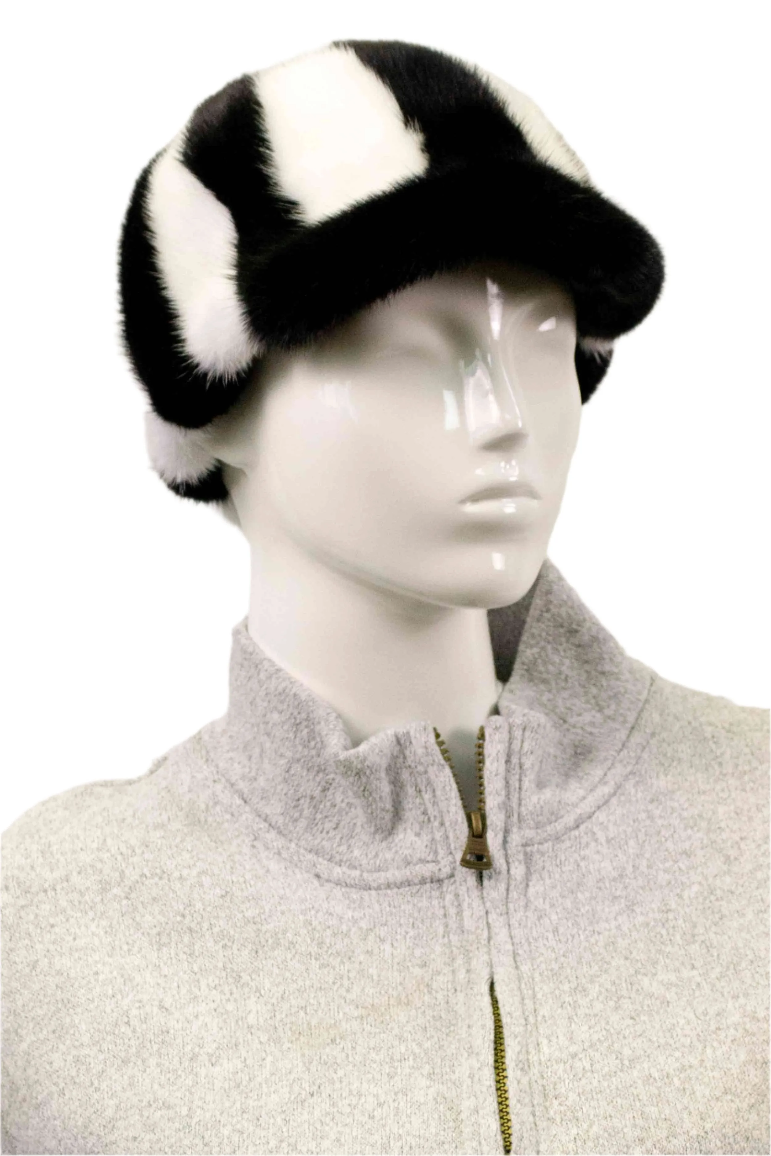 Men's Mink Fur Baseball Hat