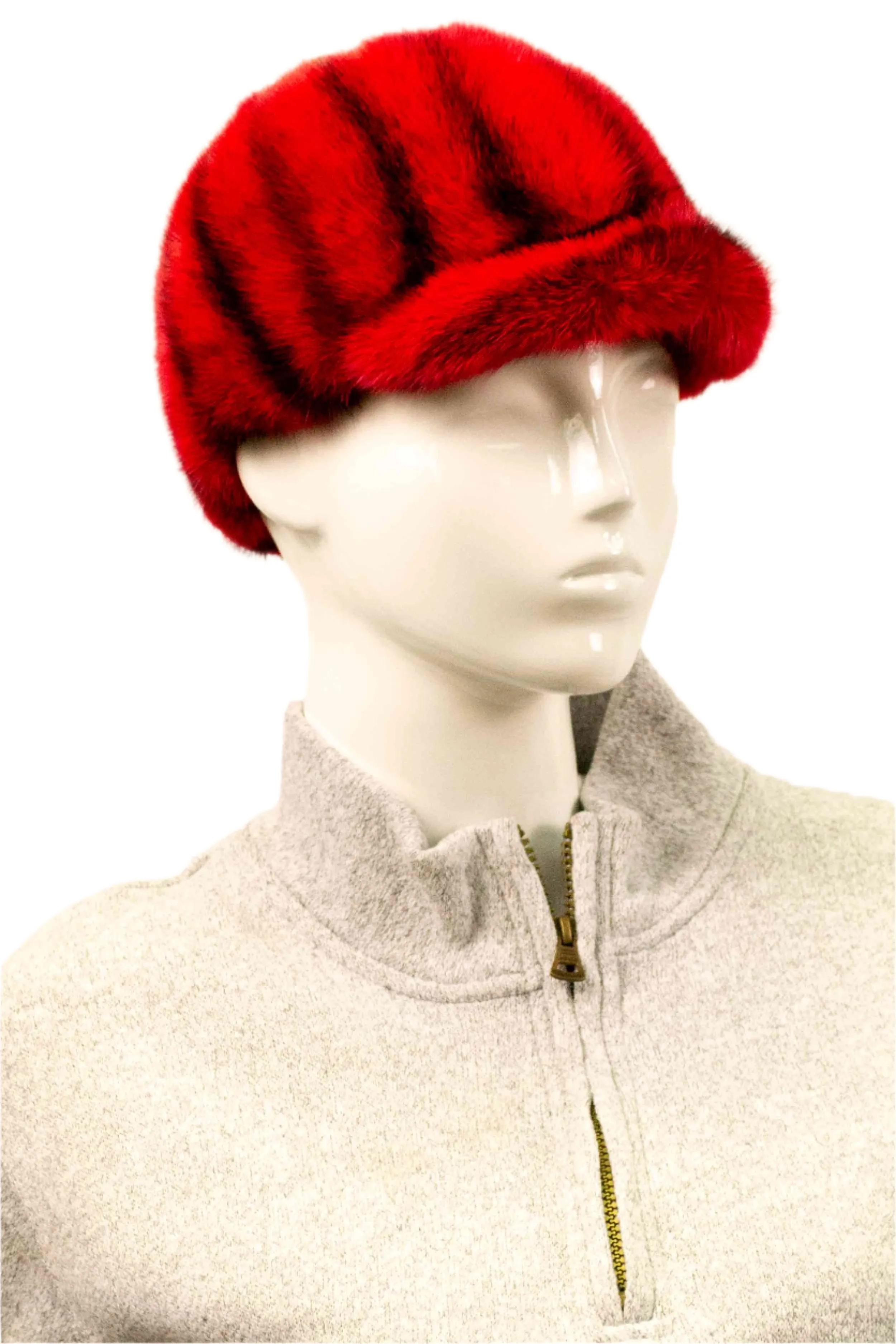 Men's Mink Fur Baseball Hat