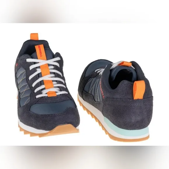 Merrell Alpine Men's Trail Mountain Tourism Sneakers Suede Leather Blue US 12