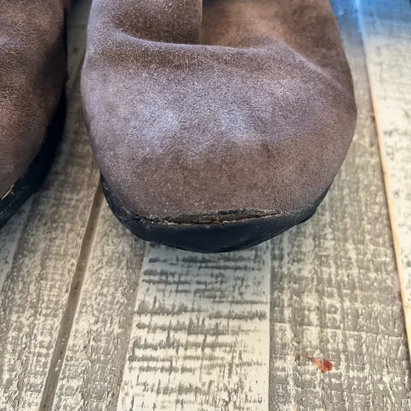 MERRELL Girls optiwarm Winter Jungle Moc Puff brown Fur Trim Flower boots size 4