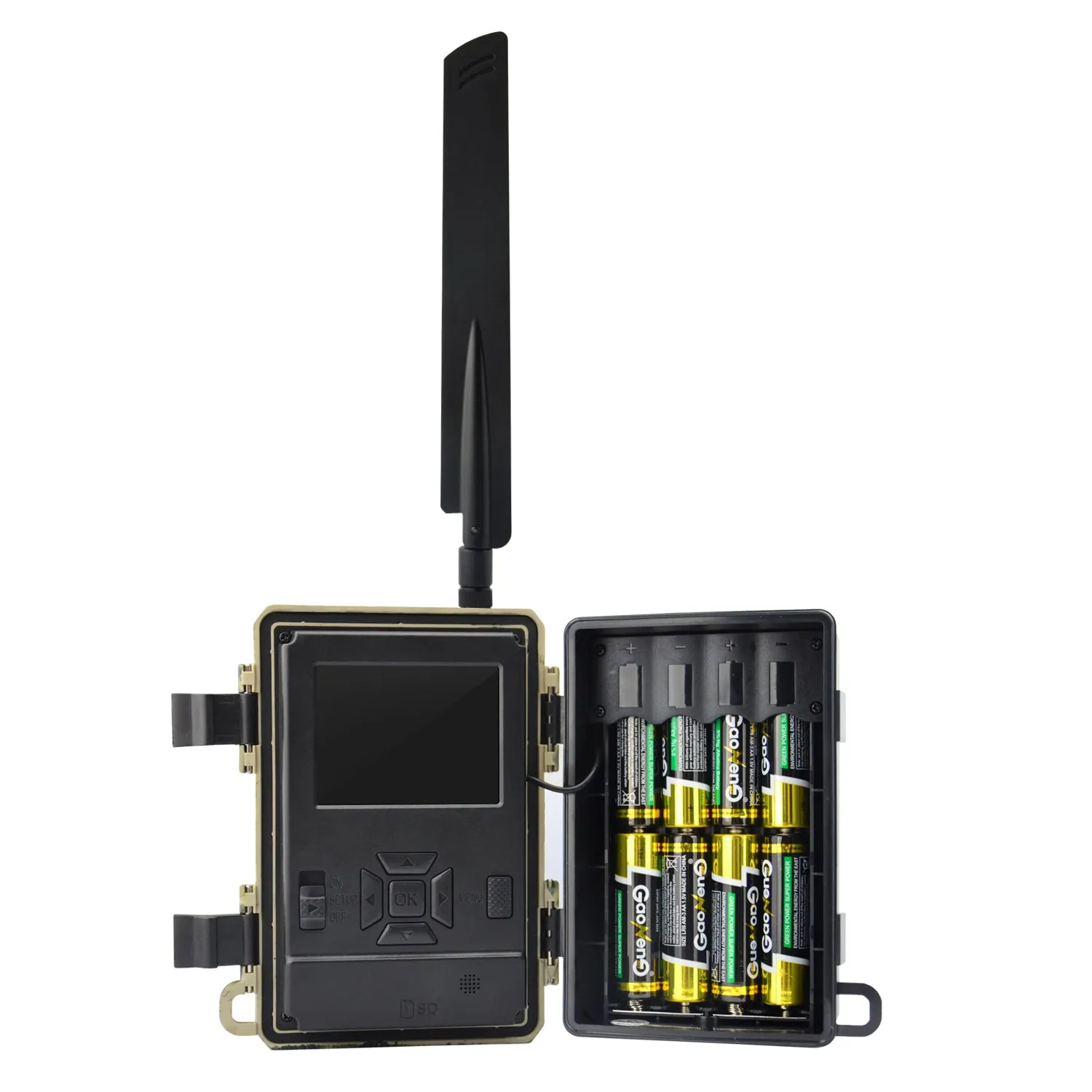 Mini 4G Wireless Trail Hunting Camera 24MP Photo Live Video Stream Push Alerts & GPS Tracker