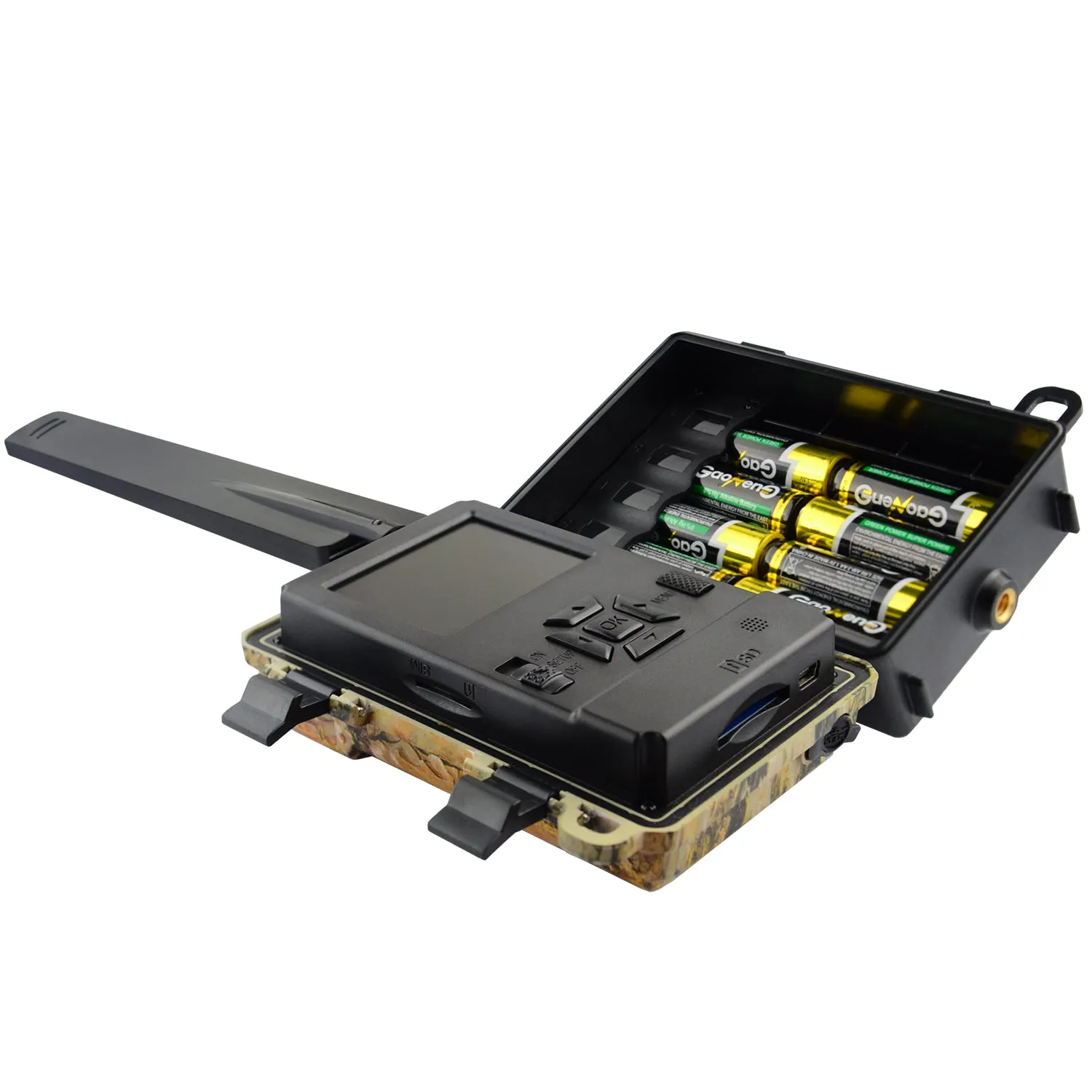 Mini 4G Wireless Trail Hunting Camera 24MP Photo Live Video Stream Push Alerts & GPS Tracker
