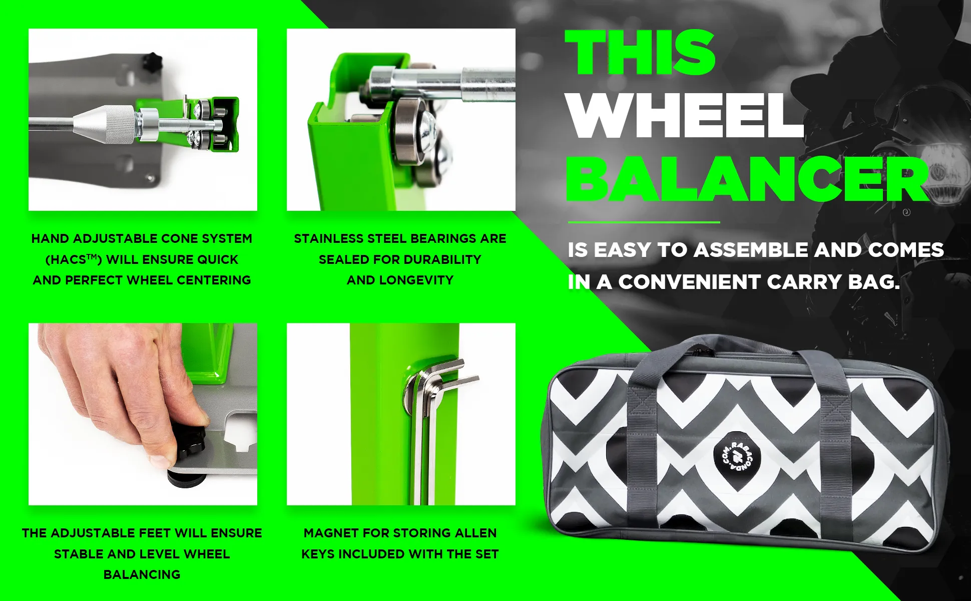 Motorcycle Wheel Balancer