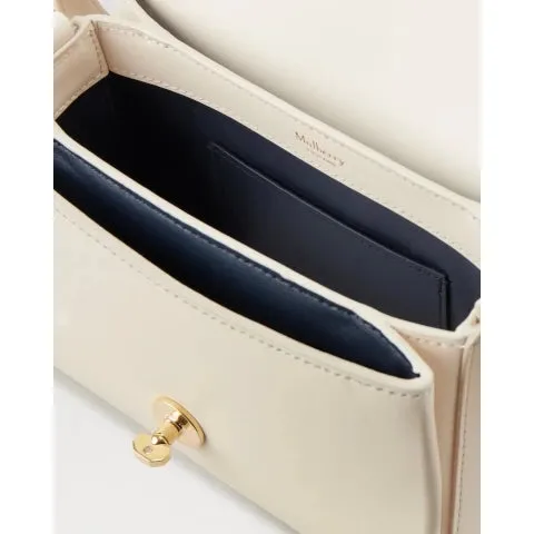 Mulberry Small Lana Top Handle in Eggshell