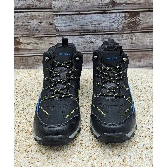 Nautica River Rock Black Big Boy's Boots Size 4