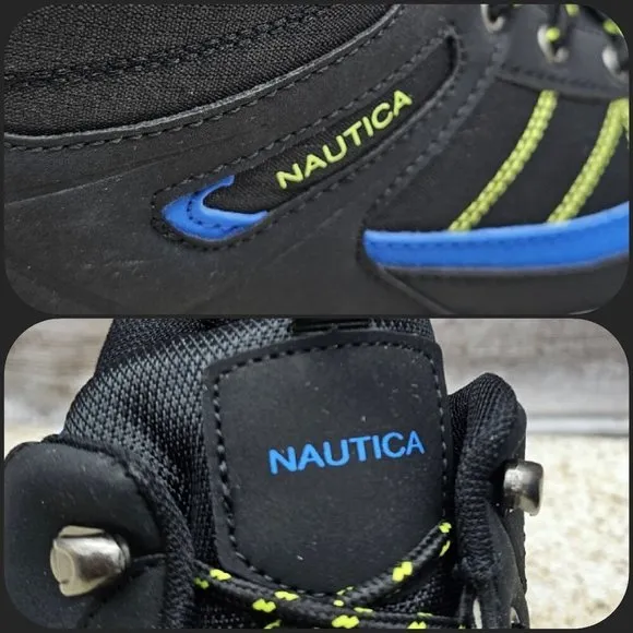 Nautica River Rock Black Big Boy's Boots Size 4