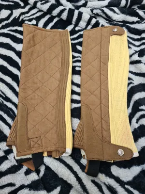New amara brown shires adults XS chaps