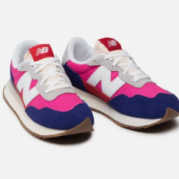 New Balance 237 Kids Sneakers ‘Victory Blue &amp; Pink