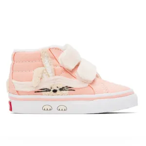 New Vans sz4.5 Toddler Sk8-Reissue Garden Party Peach dust Bunny Velcro sneakers
