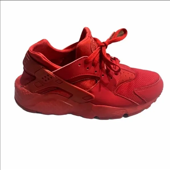 Nike Huarache Red Sneakers Size 6.5Y