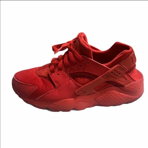 Nike Huarache Red Sneakers Size 6.5Y