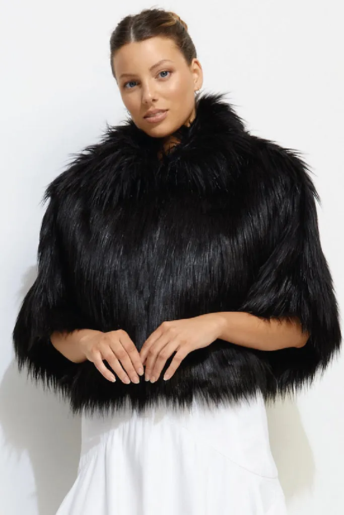 Nord Cape in Black by Unreal Fur - RENTAL
