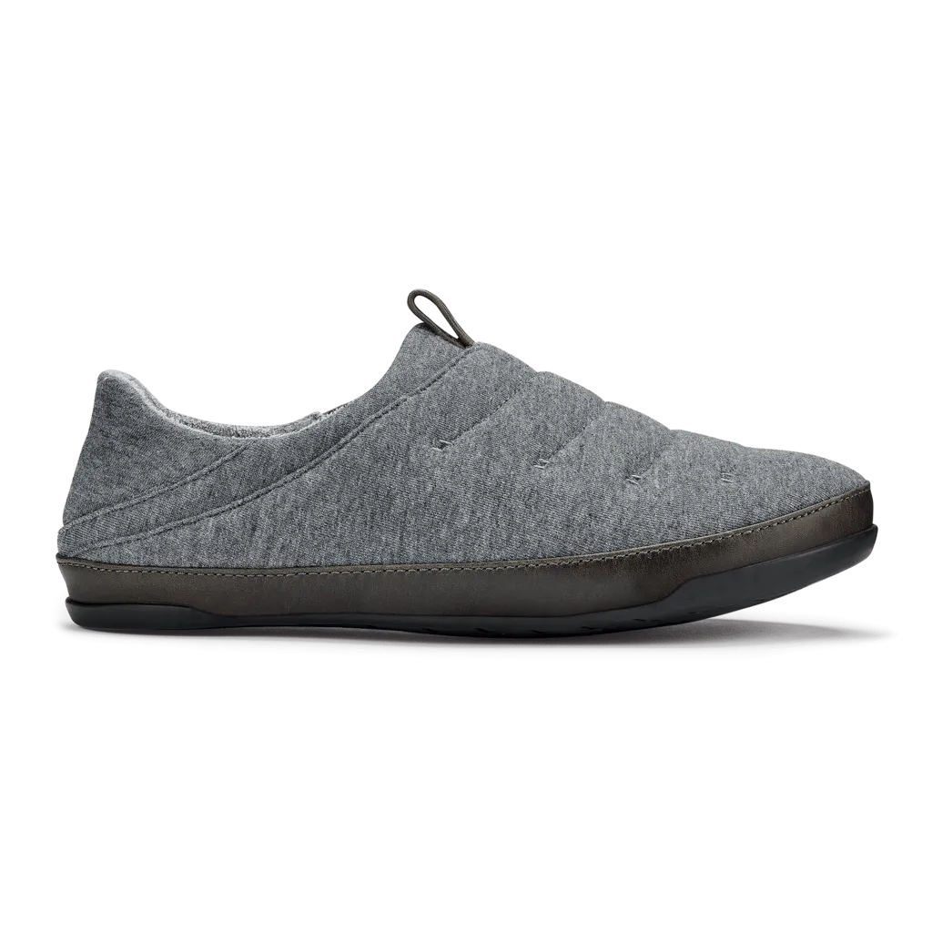 OluKai Men's Mahana Heathered Jersey Slippers