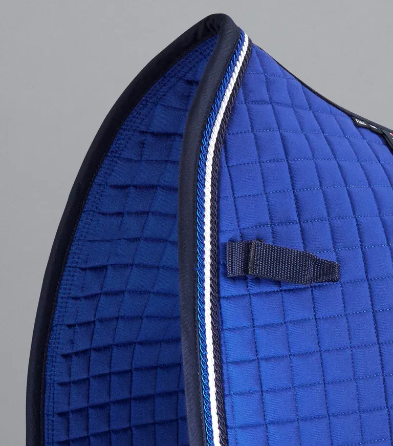 PEI Close Contact Euro Cotton Dressage Pad (Royal Blue)