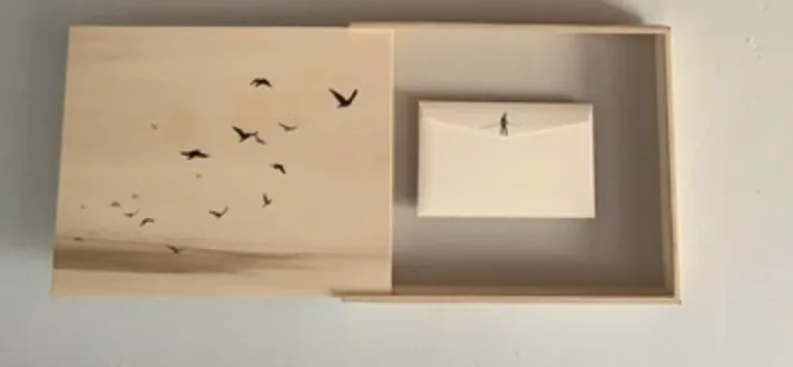 Pejac: Love Letter, 2018 Custom made envelope